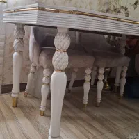 میز ناهارخوری شش نفره مبلی و زیبا|میز و صندلی غذاخوری|رشت, دیانتی|دیوار