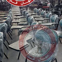صندلی دانشجویی/محصلی دسته دار/آموزشی (سبز درباری)|صندلی و نیمکت|رباط‌کریم, |دیوار