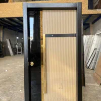 درب ضد رطوبت زدسرقتg9 در ضدسرقت حیاط فلز تقویت چوب