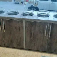 کالباس بر سالم با کارتن برند محک و میز سلف سرویس|فروشگاه و مغازه|اندیشه, شهرک المهدی|دیوار