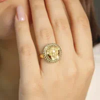 انگشتر فیوژن و گوشواره صلیب بدون اجرت