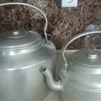 قابلمه روحی و آبگردون پارچ کتری روحی و ظروف ملامین