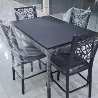 میز وصندلی فلزی رستورانی