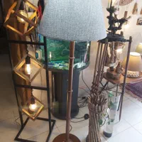 اباژور ایستاده چوبی(نیلا)|چراغ خواب و آباژور|اصفهان, مصلی|دیوار