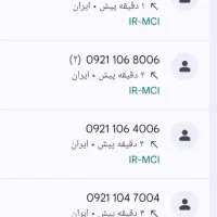 تعداد 6 عدد سیم‌کارت رایتل رند صفر