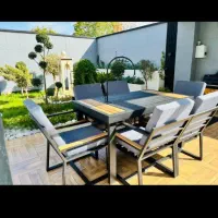 صندلی ویلایی مدل طاووسیه اتشدان پاف نیمکت