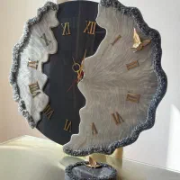 فروش فوری ساعت،تابلو رزینی*تحویل فوری*جاکلیدی هدیه