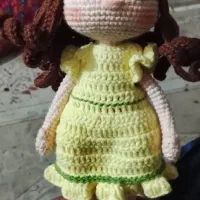 عروسک دست بافت با نخ خارجی محکم