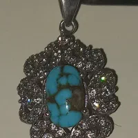 مدال آویزی(گردنبند) نقره