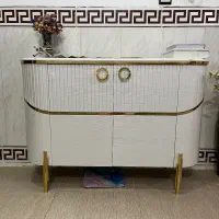 میز کنسول سفید کاملا نو