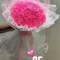 خاص و شیک هدیه بده،برای همه مناسبتها،گل روبانی