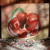 تابلوی رنگ روغن انار