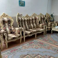 سرویس مبلمان 9 نفره سلطنتی بسیار تمیز|مبلمان خانگی و میز عسلی|مشهد, پورسینا|دیوار