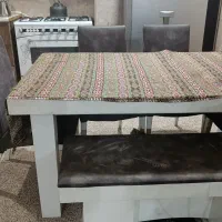 مبلمان 8نفره ناهار خوری میز تلویزیون ایینه و کنسول|مبلمان خانگی و میز عسلی|اندیمشک, |دیوار
