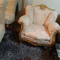 مبلمان استیل ۷ نفره +ست میز ناهار خوری