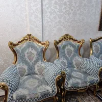مبلمان سلطنتی ۹ نفره|مبلمان خانگی و میز عسلی|تهران, صد دستگاه|دیوار