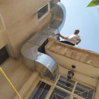 کانال سازی کولر آبی و کانال کشی کولر  هود هواکش