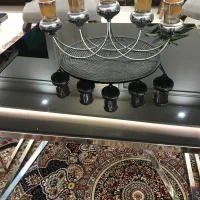 میز جلو مبلی و دو عدد عسلی فلزی رنگ ثابت|مبلمان خانگی و میز عسلی|مشهد, هفت تیر (نه دره)|دیوار