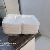 ۱۷عدد ظروف یکبار مصرف درب دارنو