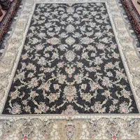 فرش ماشینی ۱ جفت ۹ متری ۱۲۰۰ شانه.گالری فرش ایران