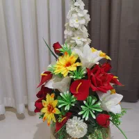 گل شیک گلدان مصنوعی