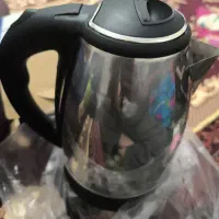 کتری برقی استیل به همراه قوری