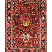 فرش دستباف سه متری بختیاری طرح گلدانی