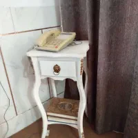 میز تلفن چوبی در حد نو