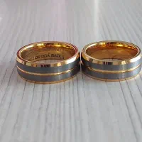 ست حلقه تنگستن بسیار زیبا و حلقه تک تنگستن نقرابی|زیورآلات و اکسسوری|تهران, جمال‌زاده|دیوار