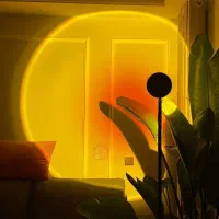 نور شبیه ساز خورشید sun set lamp|چراغ خواب و آباژور|شیراز, فخرآباد (دروازه کازرون)|دیوار