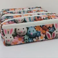 جامدادی برزنت دو زیپ|لوازم التحریر|قائن, |دیوار