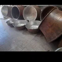 خریدظروف مسی برنجی دیگ قجقن آفتاب لگن|عمده‌فروشی|مشهد, فلسطین|دیوار