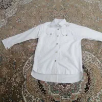 شومیز کتون سفید نونو مفت 299