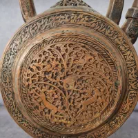 فروش آفتابه یا ابریق مسی غرق در قم|کلکسیون اشیاء عتیقه|تهران, خلازیر|دیوار