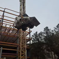 (اجاره بابکت حتی در آسمان)حمل مصالح و نخاله