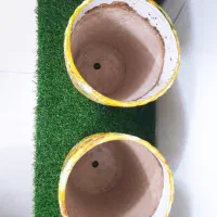 گل مصنوعی و گلدان سرامیکی بزرگ ..|گل مصنوعی|گرگان, |دیوار