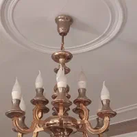 لوستر برنج ۱۲ شاخه