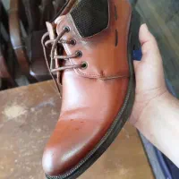 کفش نیم بوت چرمی