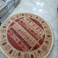 دایره گرد فرش اکرولیک ۱۵۰ در ۱۵۰ افشان هیوا روژین|فرش|مشهد, امیر|دیوار