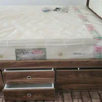 تخت خواب دو نفره تمام ام دی اف|تخت و سرویس خواب|ماکو, |دیوار