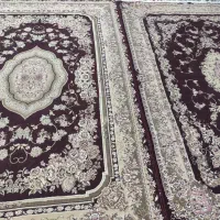 دو فرش شش متری زرشکی