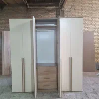 کمد دیواری باکسی دسته چوبی|جاکفشی، کمد، دراور|خاوران, |دیوار