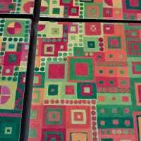 تابلوی  نقاشی انتزاعی|تابلو، نقاشی، عکس|پردیس, فاز ۸|دیوار