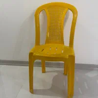 دو‌عدد صندلی پلاستیکی ناصر