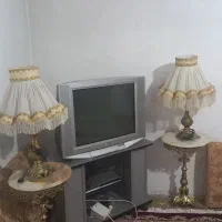 اباژور و میز بزرگ برنز اصل قدیمی خیلی سنگین