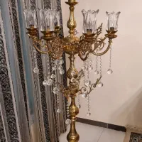 آباژور ایستاده برنز قدیمی