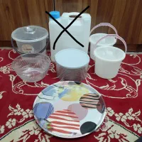 یه تعداد پلاستیک آشپزخونه