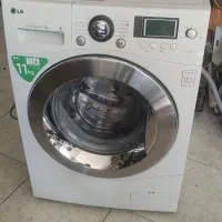 لباسشویی ال جی11کیلویی گیربکسی اصل کره|ماشین لباسشویی و خشک‌کن لباس|محمدشهر, جعفرآباد|دیوار