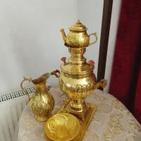 سماور زغالی جنس برنج