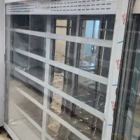 فریزر ایستاده ویترینی دوطرفه یخچال مرغ  گوشت قصابی